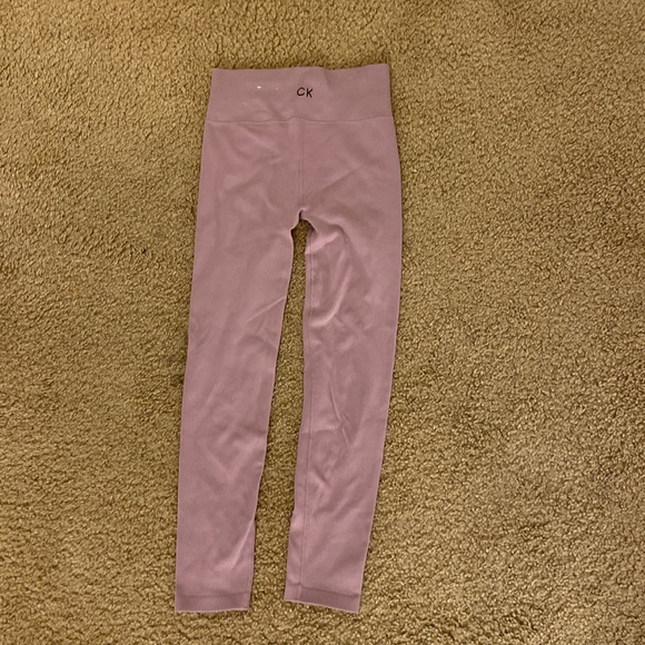 Calvin Klein Performance Light Purple Leggings: S - Picture 2 of 5